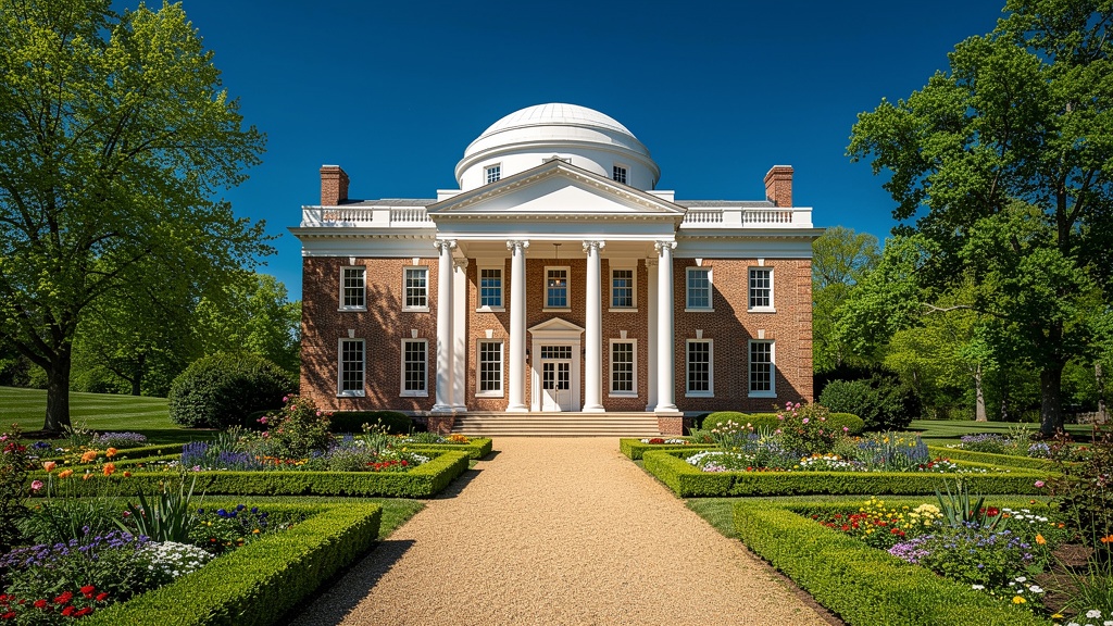 Monticello Thomas Jefferson estate in Charlottesville Virginia